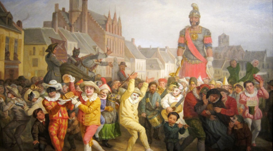 Le carnaval de Cassel d'Alexis Bafcop, 1876